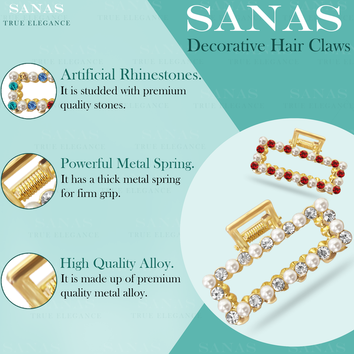 Sparkling stone hair clips for women hair accessories for women