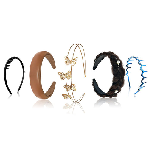 SANAS Plain Acrylic Headbands Hair Accessories For Women