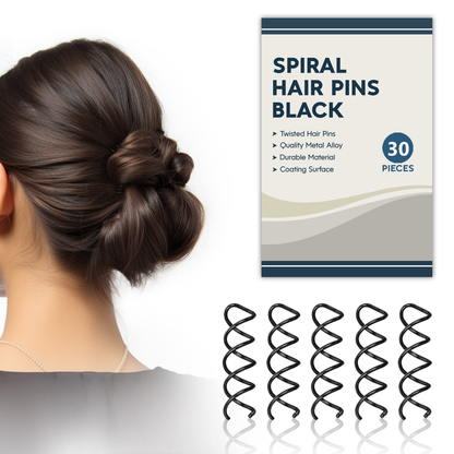 SANAS Spiral Spin Pins Hair Accessories for Women 30 Pcs