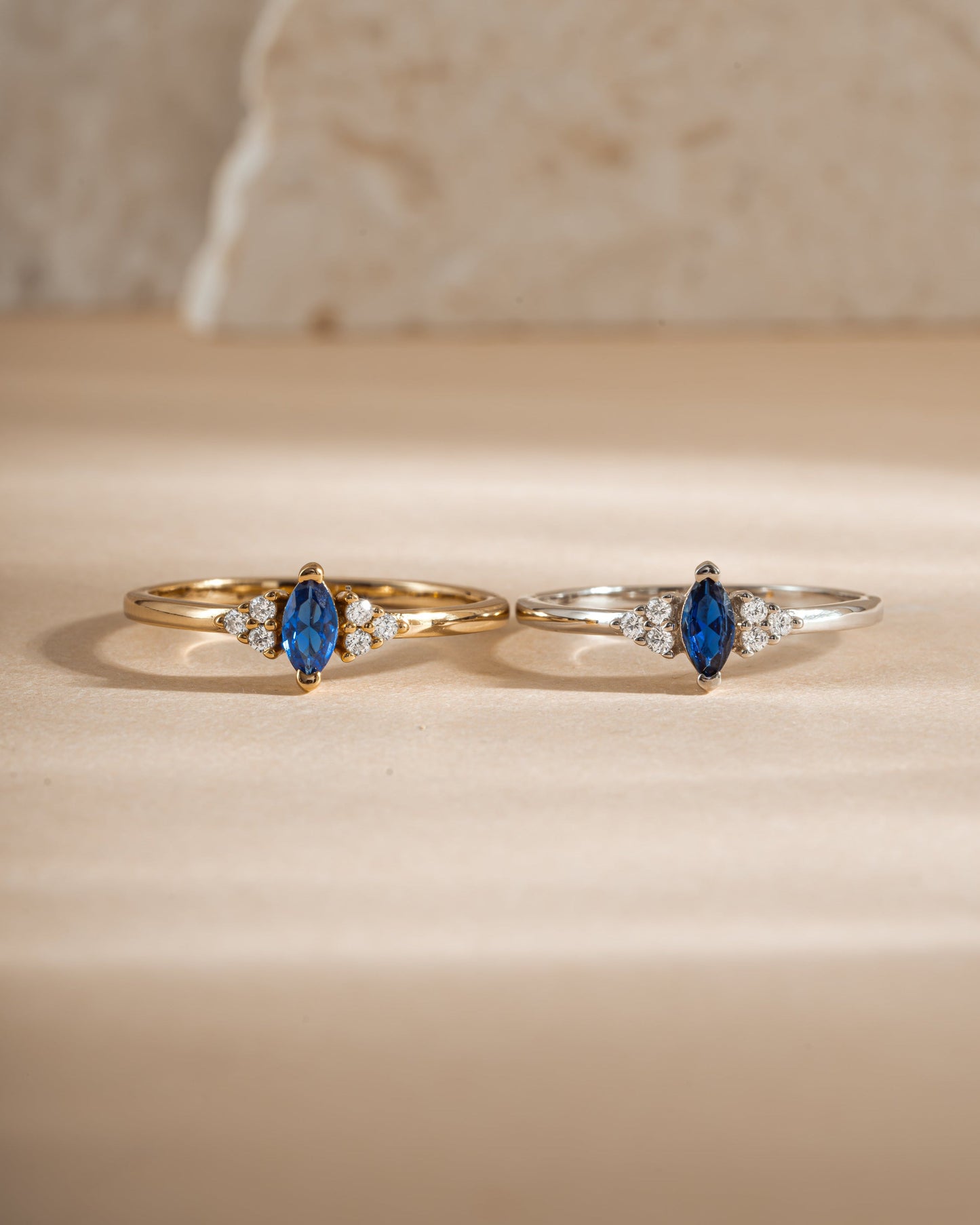 Sapphire Marquise Ring