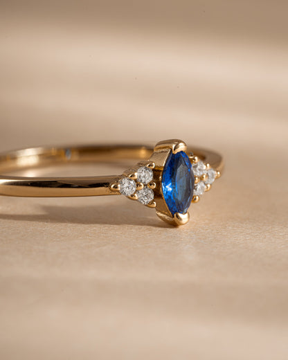 Sapphire Marquise Ring