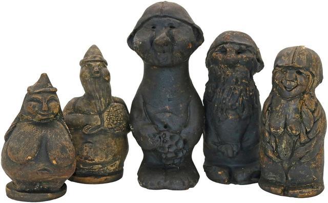 Saunia sauna elf. Cast from plaster and treated with tar - Soposopo