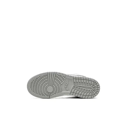 Nike SB Dunk Low outsole sneaker with gray tread and circular grip