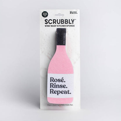Scrubbly™ Kitchen Sponge: Rosé Rinse Repeat - B Social Boutique