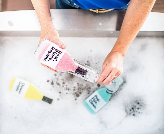 Scrubbly™ Kitchen Sponge: Rosé Rinse Repeat - B Social Boutique