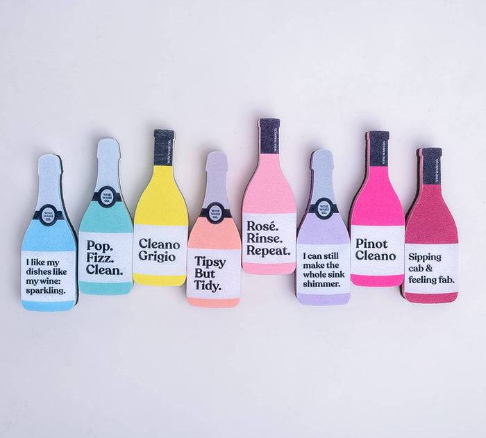 Scrubbly™ Kitchen Sponge: Rosé Rinse Repeat - B Social Boutique