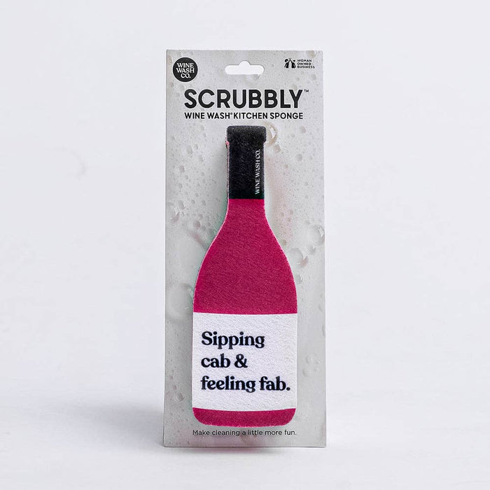 Scrubbly™ Sponge - Cabernet - B Social Boutique