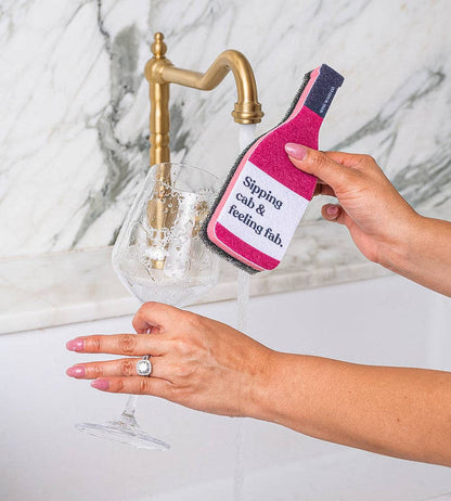 Scrubbly™ Sponge - Cabernet - B Social Boutique