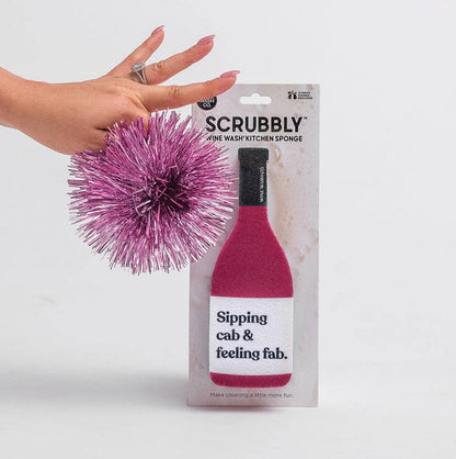 Scrubbly™ Sponge - Cabernet - B Social Boutique