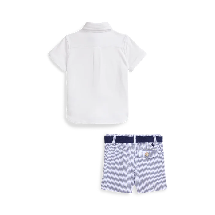 Set Of 3 Shirt With Belt & Short - Madison's Niche