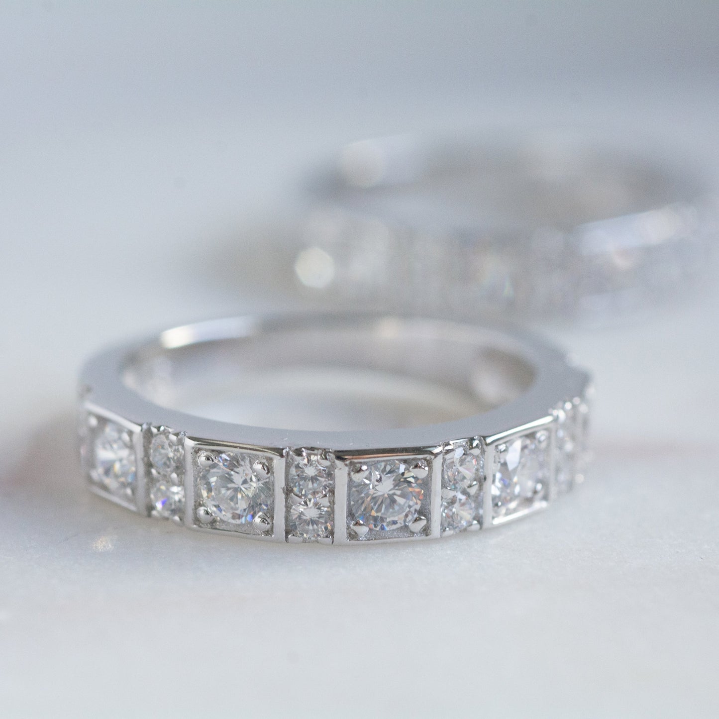 Large and Small CZ Ring