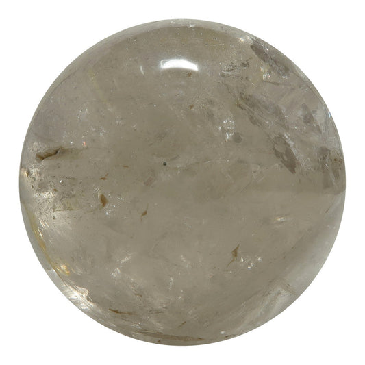 wounded warrior Smoky Quartz Sphere with inclusion, and imperfect surface