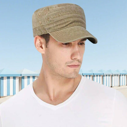 üì¢üì¢30% OFF‚è∞ Flat-Top Duckbill Cap ‚Äì Fashionable, Breathable, Distressed