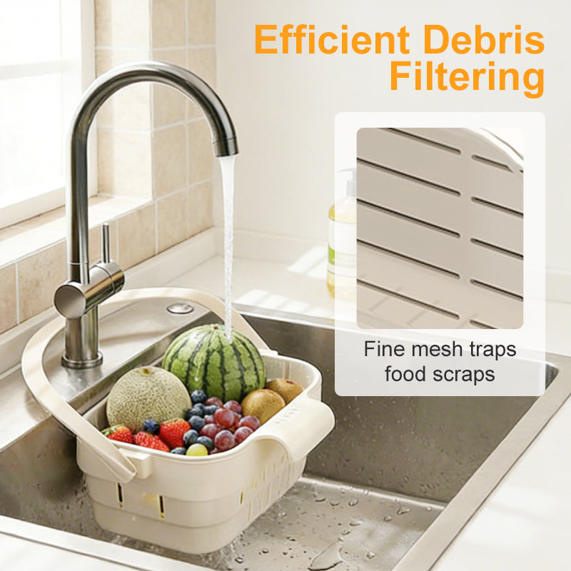 ü•¶40% OFF!üçÖCollapsible Faucet-Hanging Sink Strainer Basket