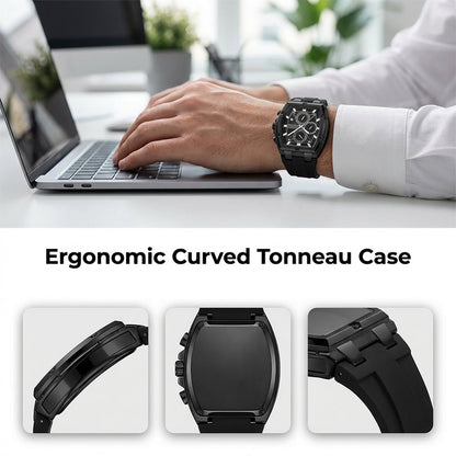 üî•Modern Barrel-Shaped Case Watch for Men