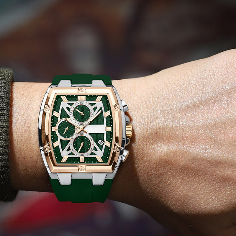 üî•Modern Barrel-Shaped Case Watch for Men