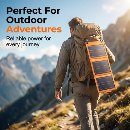 ‚òÄÔ∏è Portable Solar Panel ‚Äì Foldable, USB Charging, Weather-Resistant