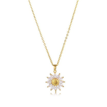 Sunflower Pendant Necklace for Women üìø