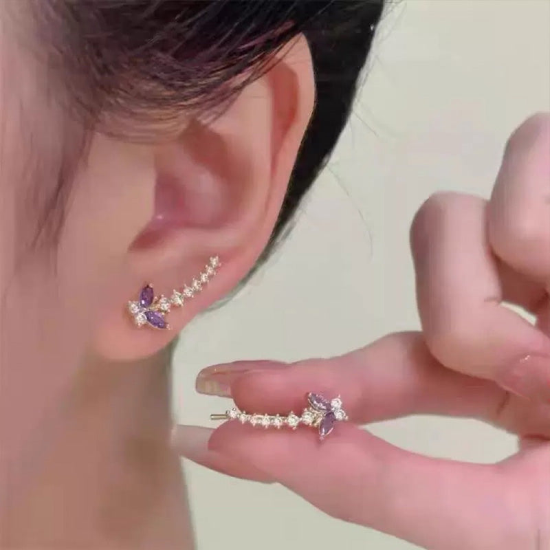 üíïSparkling Butterfly Crawler Earrings
