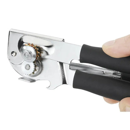 Ergonomic Manual Can Opener with 360¬∞ Rotating Handle