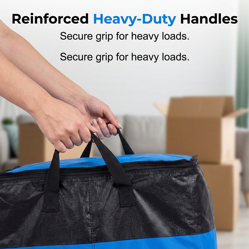 üî•Collapsible Storage & Moving Bag ‚Äì Heavy‚Äëduty PE, water‚Äëresistant