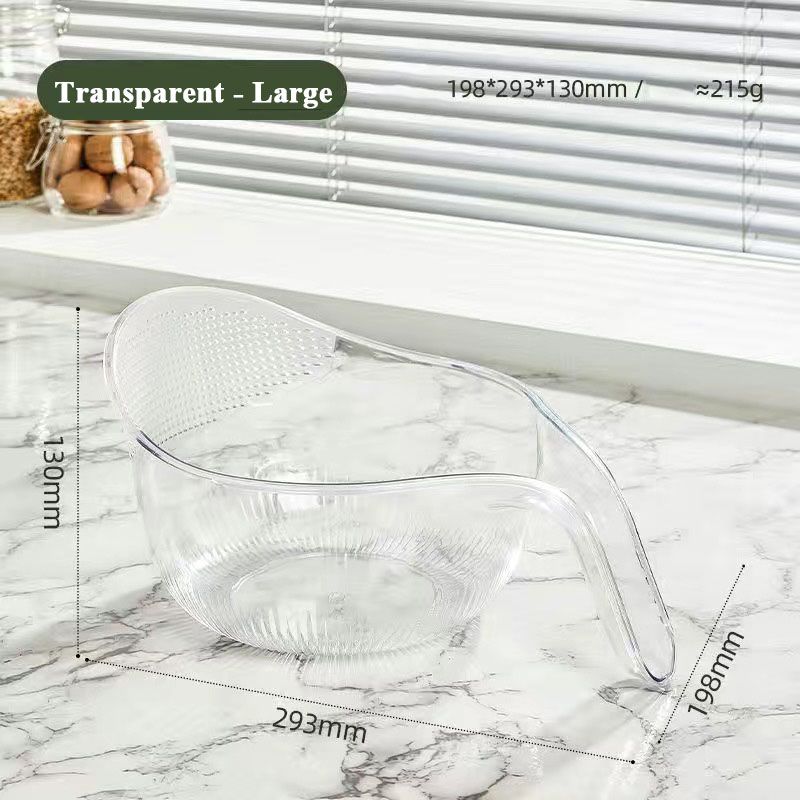 üçö  Multipurpose Rice Washing Bowl Strainer with Handle