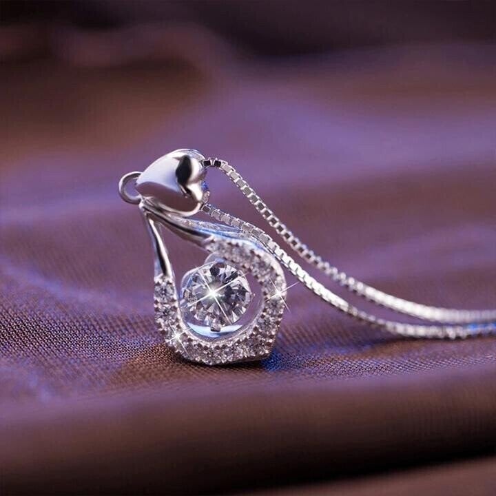 üíñTwinkling Heart Waterdrop Stone Necklace
