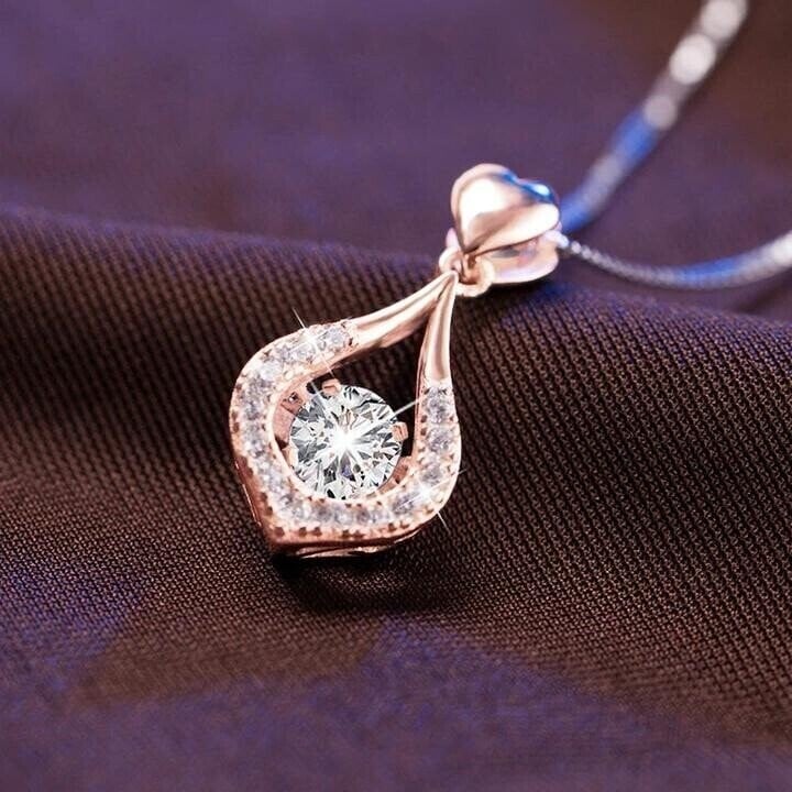 üíñTwinkling Heart Waterdrop Stone Necklace