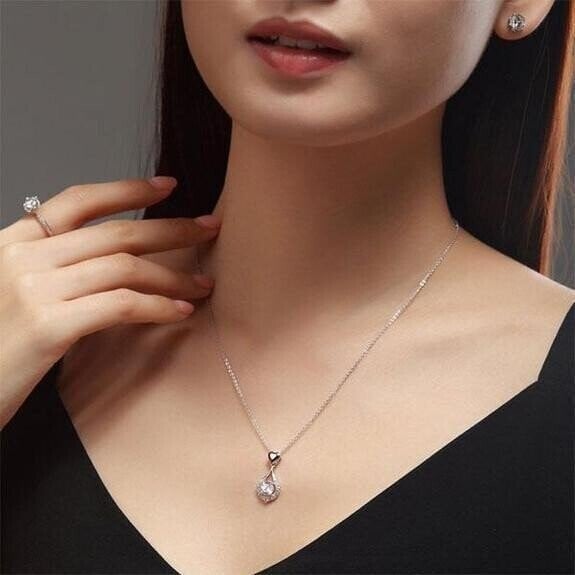 üíñTwinkling Heart Waterdrop Stone Necklace