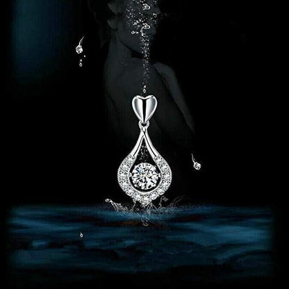 üíñTwinkling Heart Waterdrop Stone Necklace