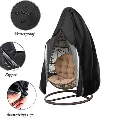 ‚è∞üî•New Arrivalü™ë Heavy-Duty Waterproof Hanging Egg Chair Cover ‚Äì UV Resistant, Durable Oxford Cloth & Easy Zipper Installation ‚òÄÔ∏è‚ú®