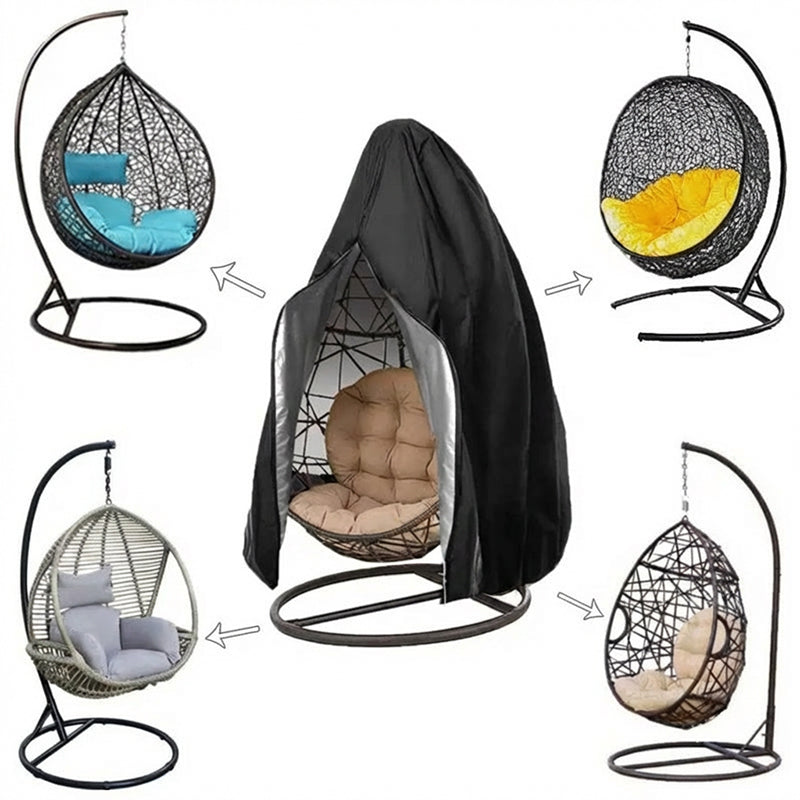 ‚è∞üî•New Arrivalü™ë Heavy-Duty Waterproof Hanging Egg Chair Cover ‚Äì UV Resistant, Durable Oxford Cloth & Easy Zipper Installation ‚òÄÔ∏è‚ú®