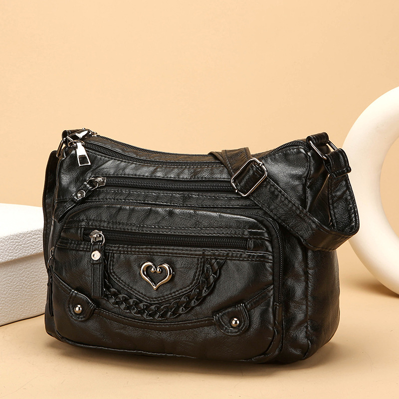 üì¢üì¢ Women's Soft PU Leather Multi-Pocket Crossbody Bag