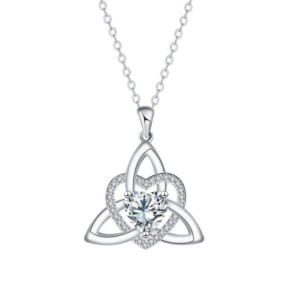 Celtic Knot Heart Pendant Necklaceüíéüìø