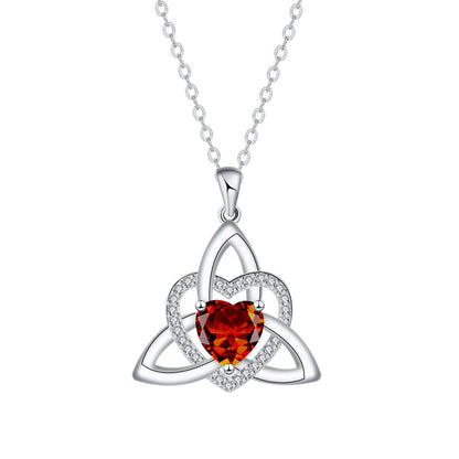 Celtic Knot Heart Pendant Necklaceüíéüìø