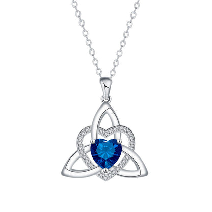 Celtic Knot Heart Pendant Necklaceüíéüìø