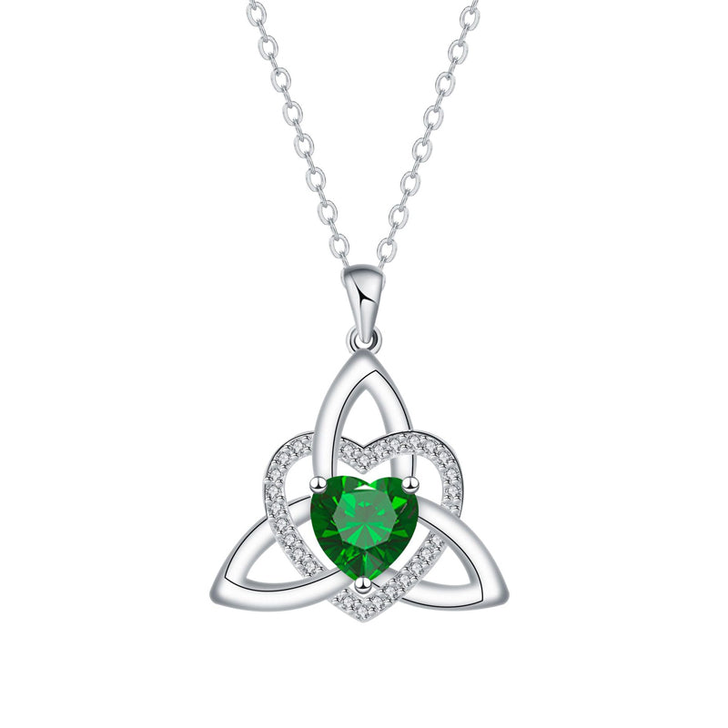 Celtic Knot Heart Pendant Necklaceüíéüìø