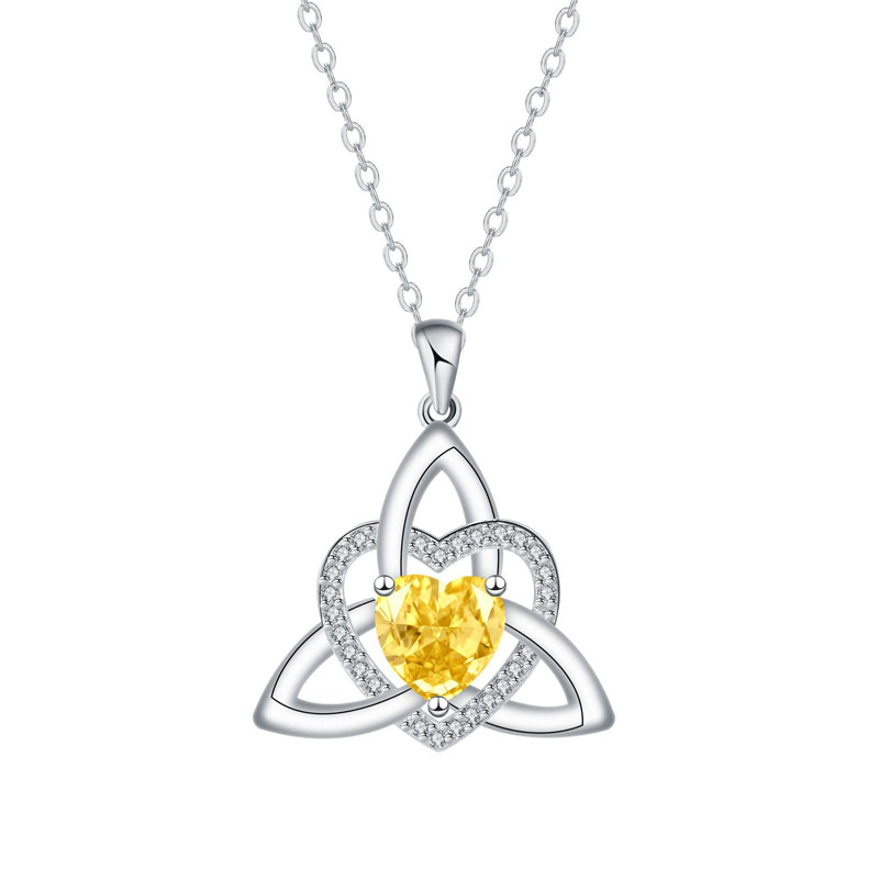 Celtic Knot Heart Pendant Necklaceüíéüìø