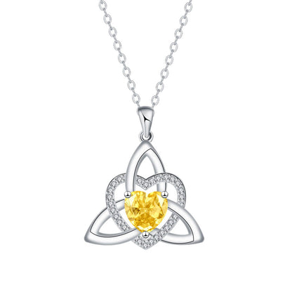 Celtic Knot Heart Pendant Necklaceüíéüìø