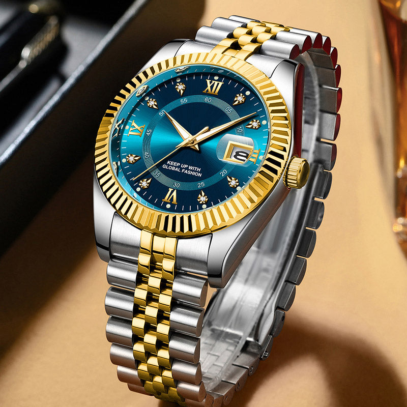 ‚ú® Men's Business Wrist Watch ‚Äì Quartz, Stainless Steel, 8 Colors ü§µ