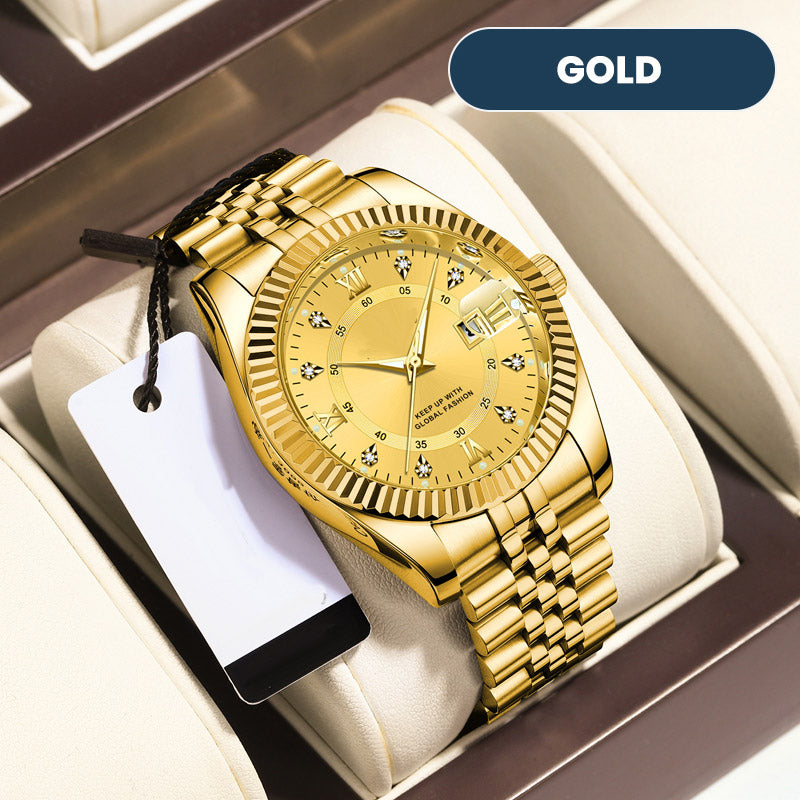 ‚ú® Men's Business Wrist Watch ‚Äì Quartz, Stainless Steel, 8 Colors ü§µ
