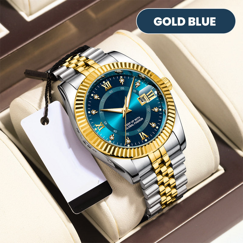 ‚ú® Men's Business Wrist Watch ‚Äì Quartz, Stainless Steel, 8 Colors ü§µ