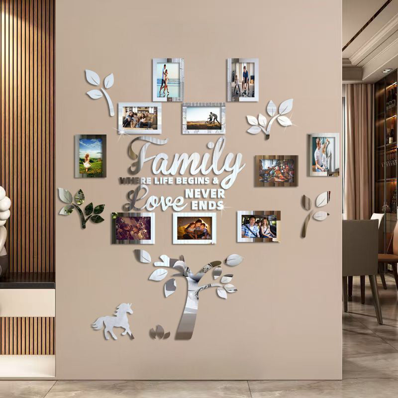 3D Family Tree Photo Frame Wall Stickerüè°üñºÔ∏è