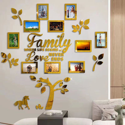 3D Family Tree Photo Frame Wall Stickerüè°üñºÔ∏è