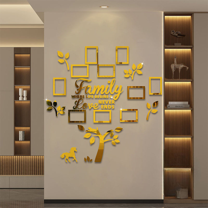 3D Family Tree Photo Frame Wall Stickerüè°üñºÔ∏è