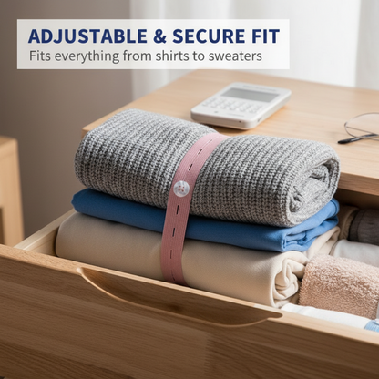 Adjustable Elastic Clothing Organization Bands ‚ú®