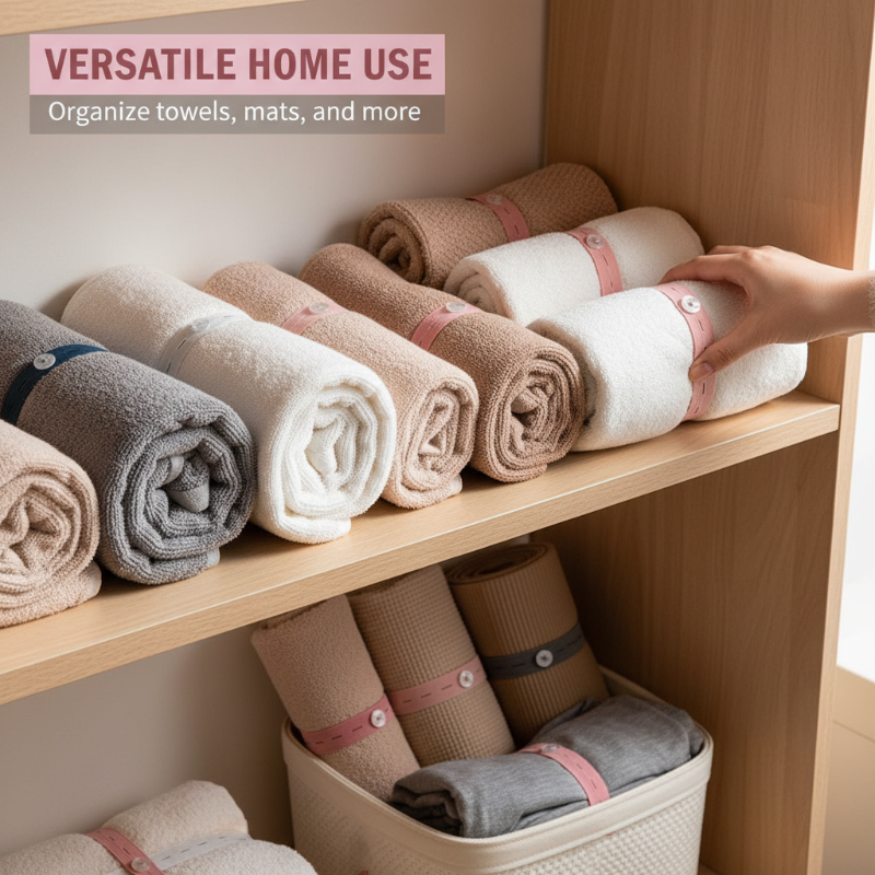 Adjustable Elastic Clothing Organization Bands ‚ú®
