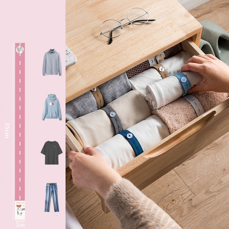 Adjustable Elastic Clothing Organization Bands ‚ú®