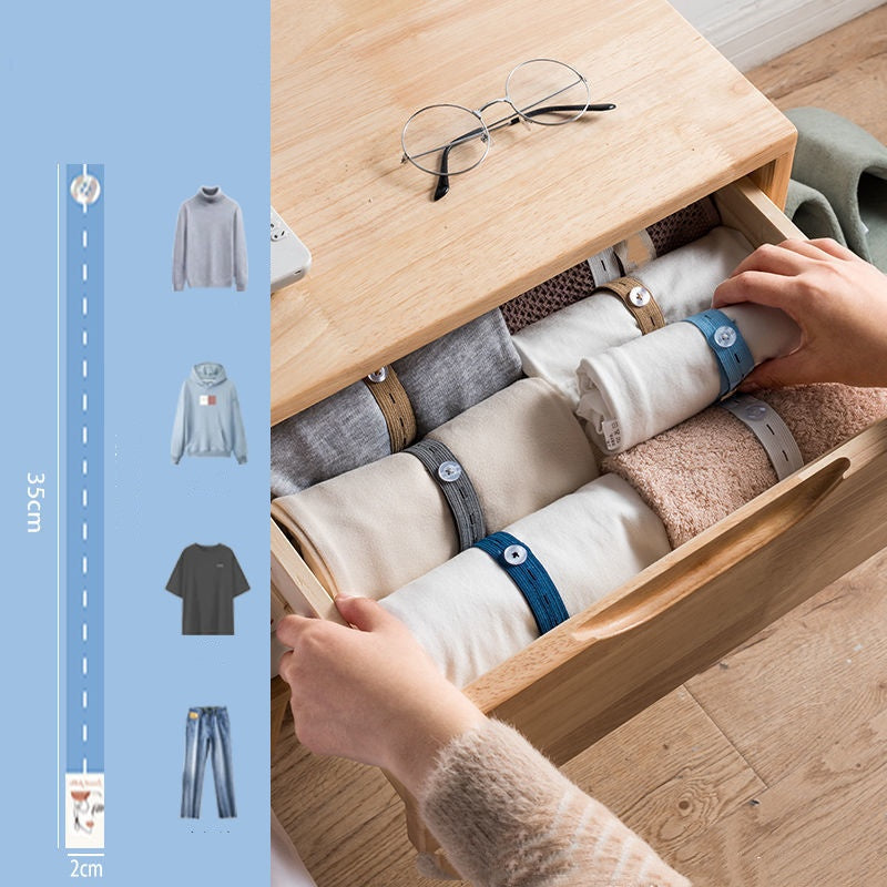Adjustable Elastic Clothing Organization Bands ‚ú®