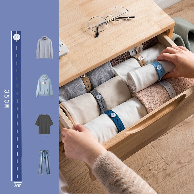Adjustable Elastic Clothing Organization Bands ‚ú®